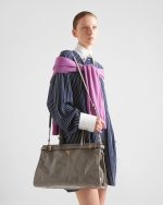 Prada Bonnie Large Leather Handbag - Image 6